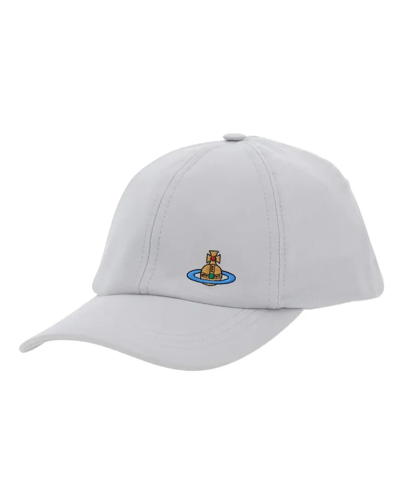 Vivienne Westwood Orb-embroidered baseball cap - Grau Grau