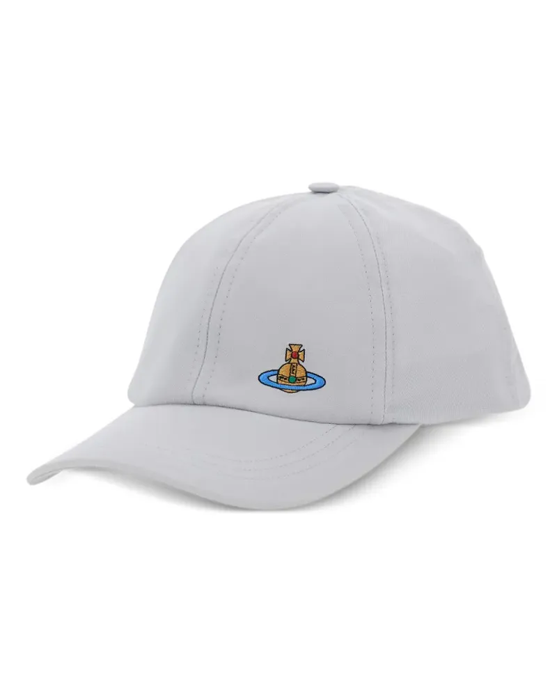 Vivienne Westwood Orb-embroidered baseball cap - Grau Grau