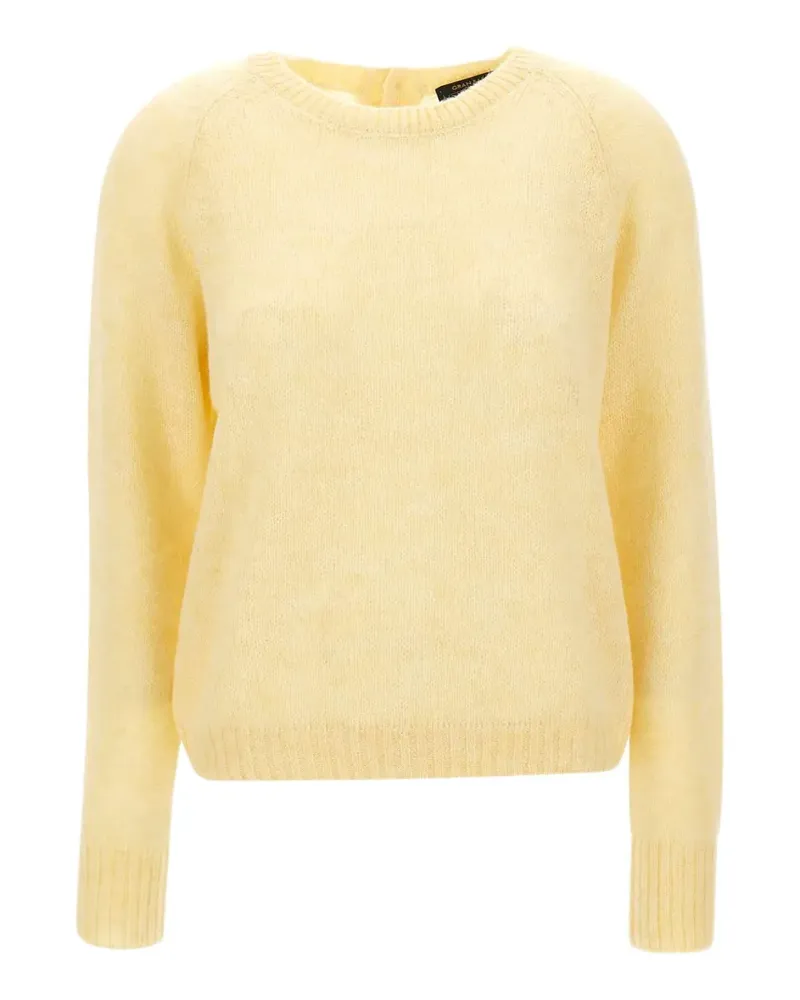 Gran Sasso button-back knitted sweater - Gelb Gelb