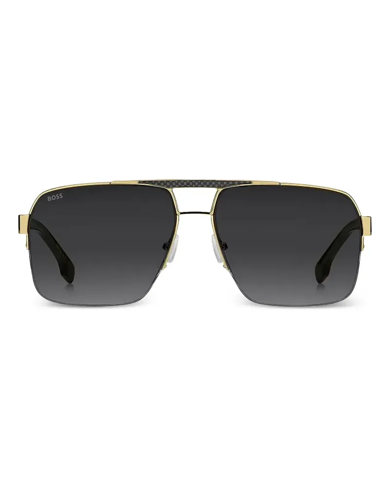 HUGO BOSS browline sunglasses - Gold Gold