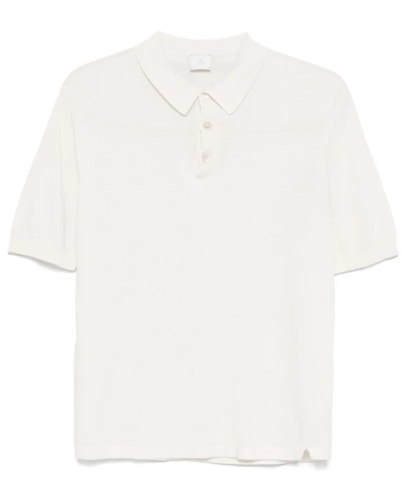 Eleventy Poloshirt mit kurzen Ärmeln - Nude Nude