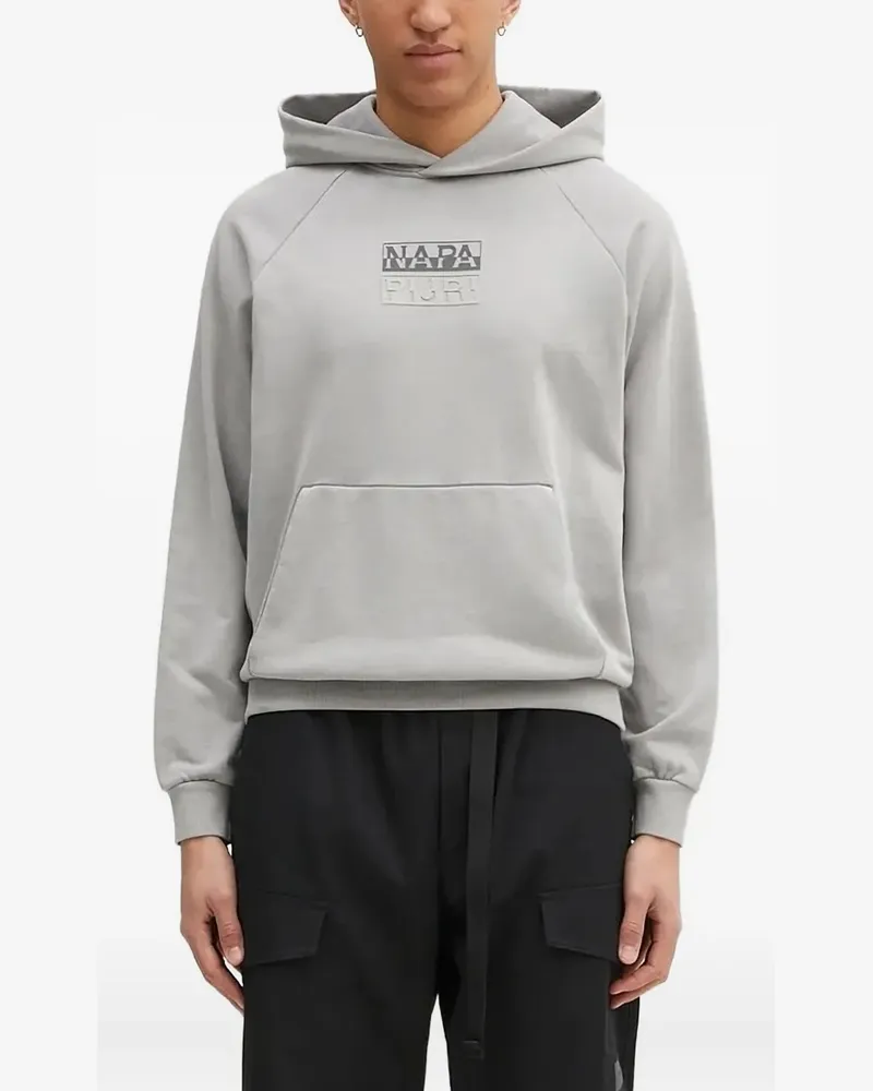 Napapijri Hoodie mit Logo - Grau Grau