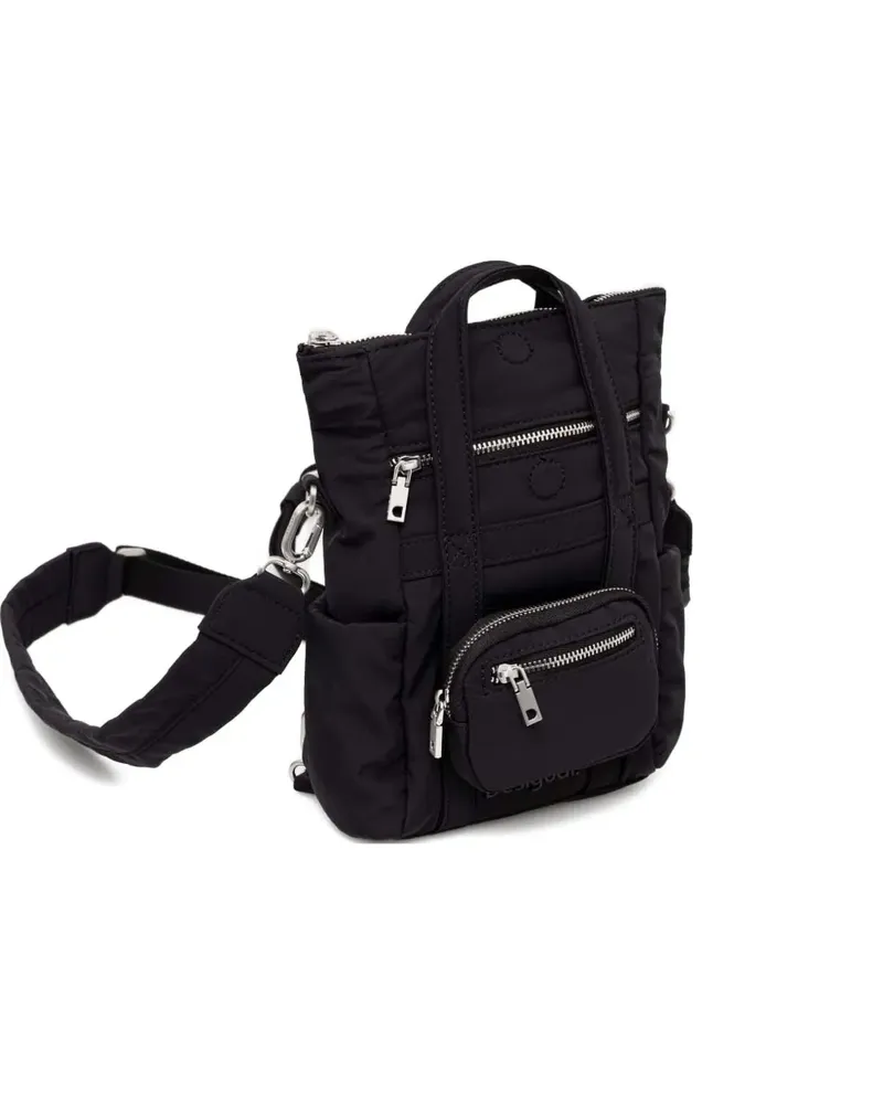 Desigual Gesteppte Schultertasche - Schwarz Schwarz