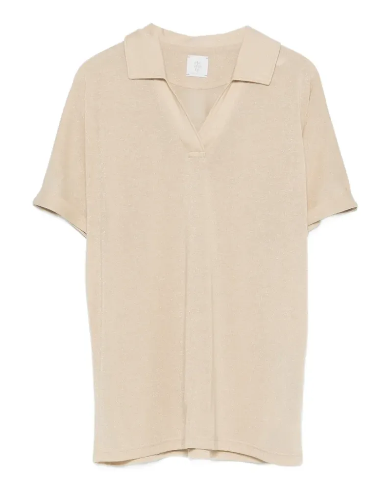 Eleventy Kurzärmeliges Oberteil - Nude Nude