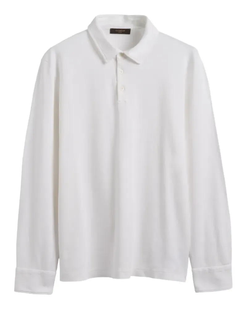 Slowear Zanone Interlock Poloshirt - Weiß Weiß
