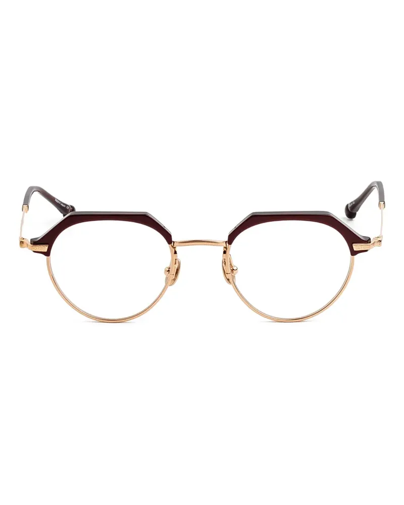 MATSUDA Brille mit geometrischem Gestell - Rot Rot
