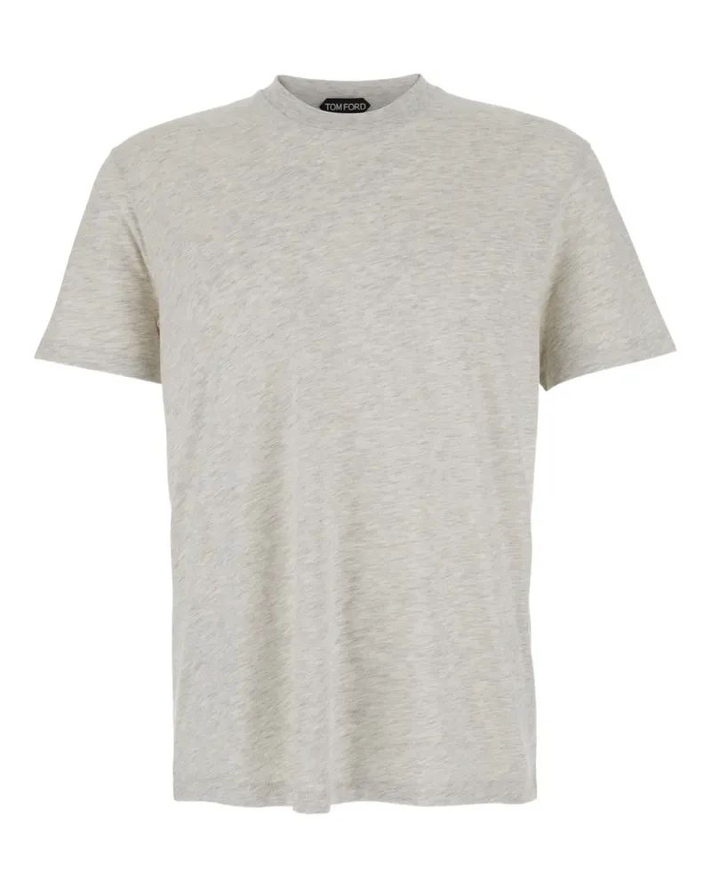 Tom Ford T-Shirt aus Baumwolle - Grau Grau