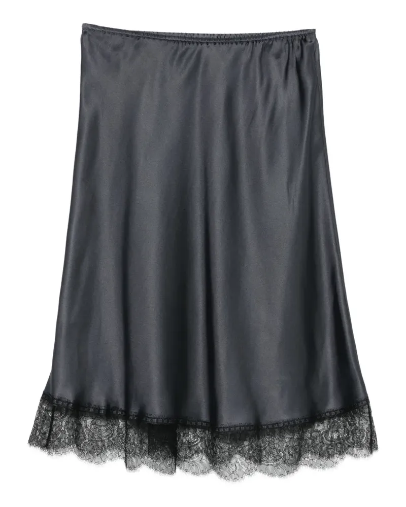 Carine Gilson Rock mit Spitzenbesatz - Blau Blau