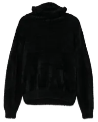 Charles Jeffrey Loverboy Fluffy Ears Balaclava Pullover Schwarz