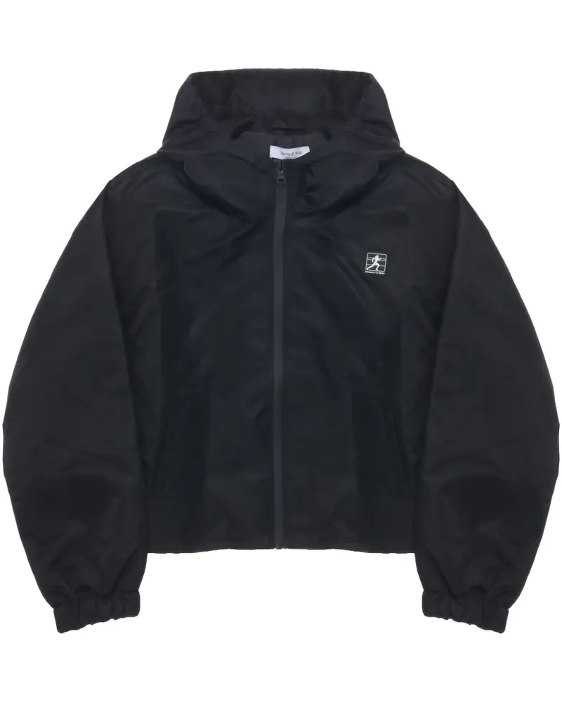 SPORTY & RICH Running Woman Windbreaker - Schwarz Schwarz