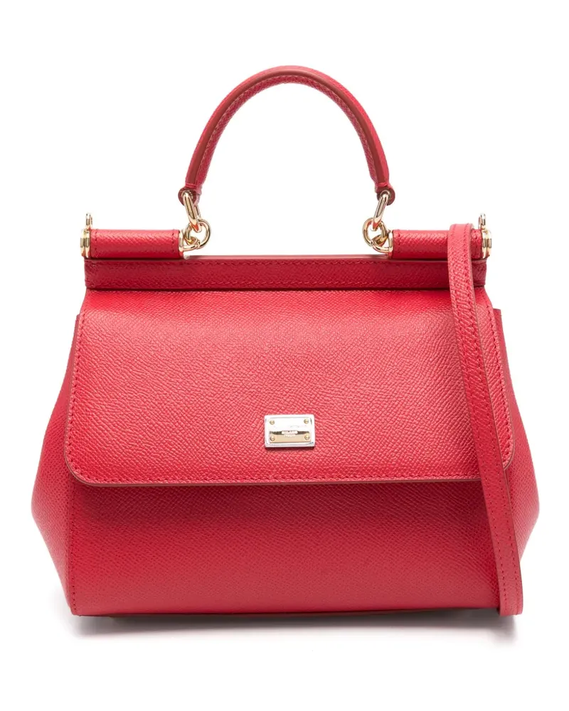 Dolce & Gabbana Handtasche aus Leder - Rot Rot