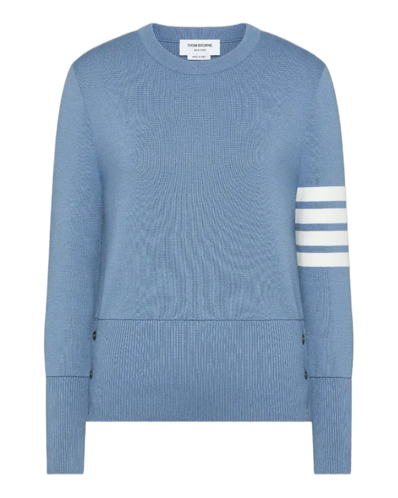 Thom Browne 4-Bar Milano Pullover - Blau Blau