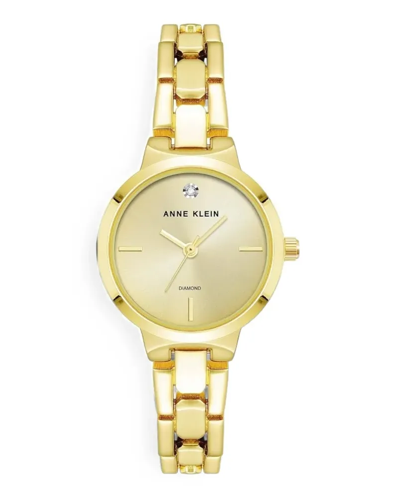 Anne Klein logo-detail 26mm watch - Gold Gold