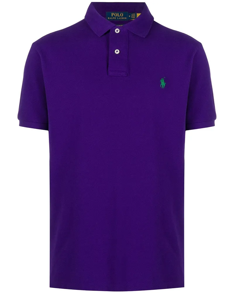 Ralph Lauren Poloshirt mit Logo-Stickerei - Violett Violett