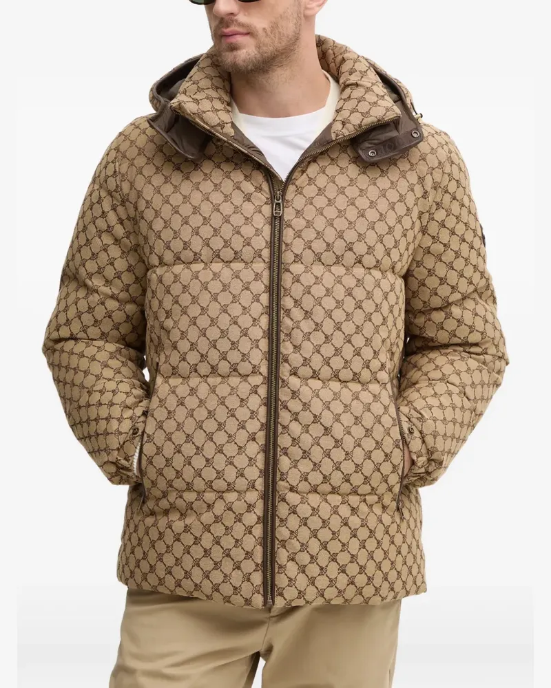 JOOP! patterned hooded jacket - Nude Nude