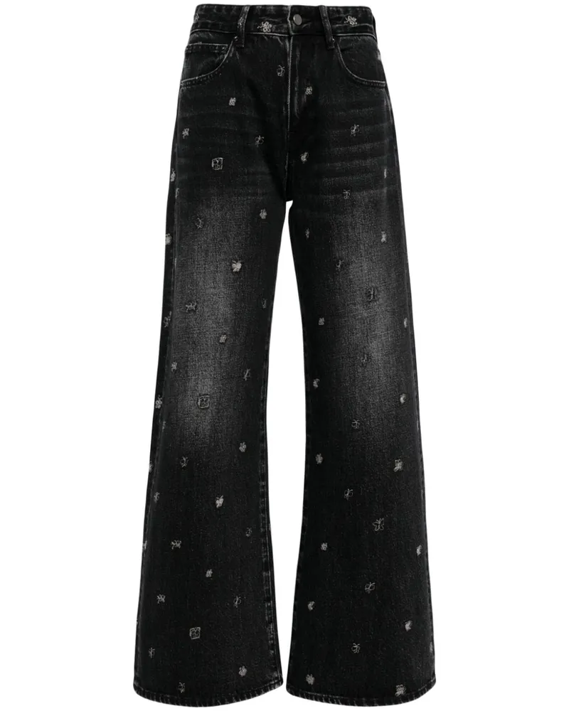 JNBY Jeans mit aufgesticktem Schmetterling - Grau Grau