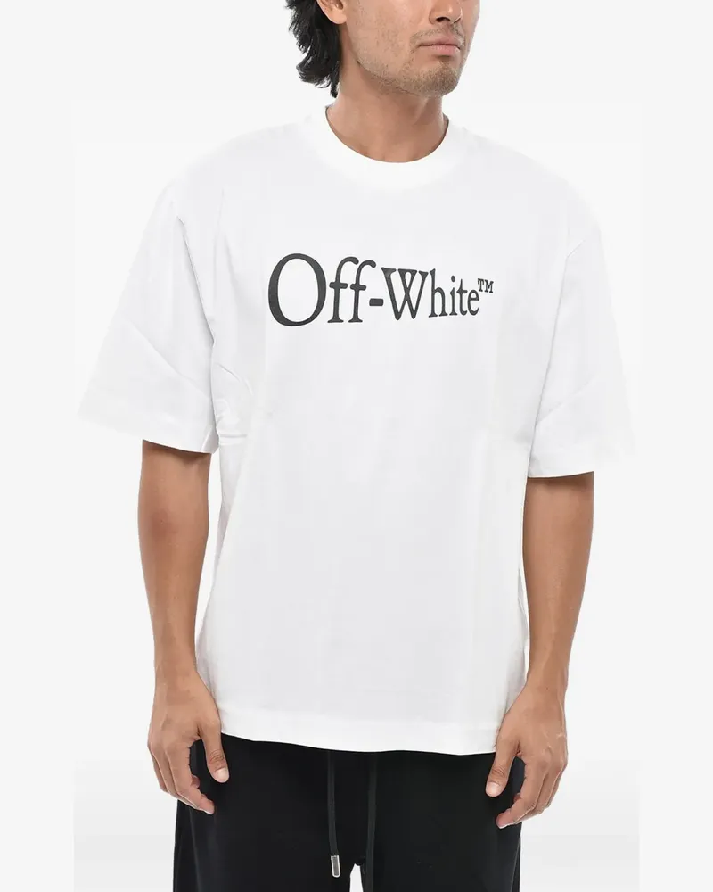 OFF-WHITE T-Shirt mit Logo-Print - Weiß Weiß