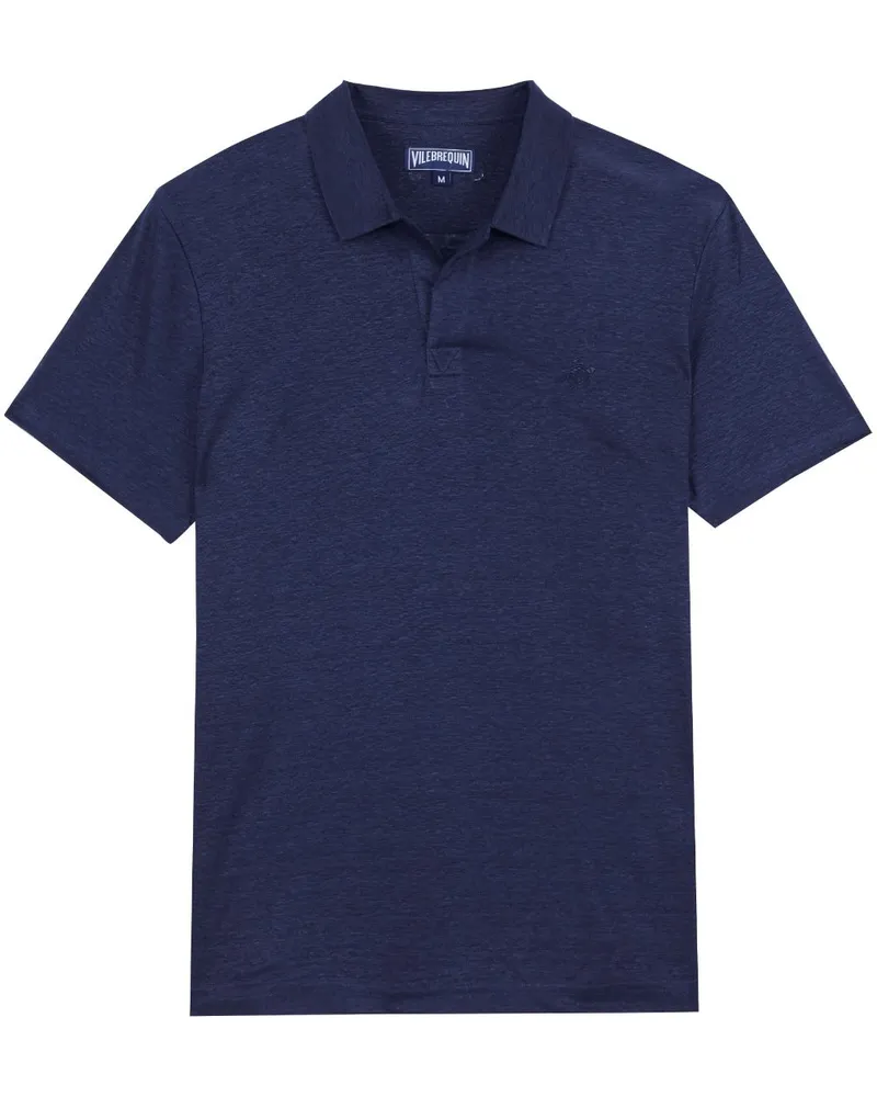 Vilebrequin Poloshirt mit Logo-Stickerei Blau