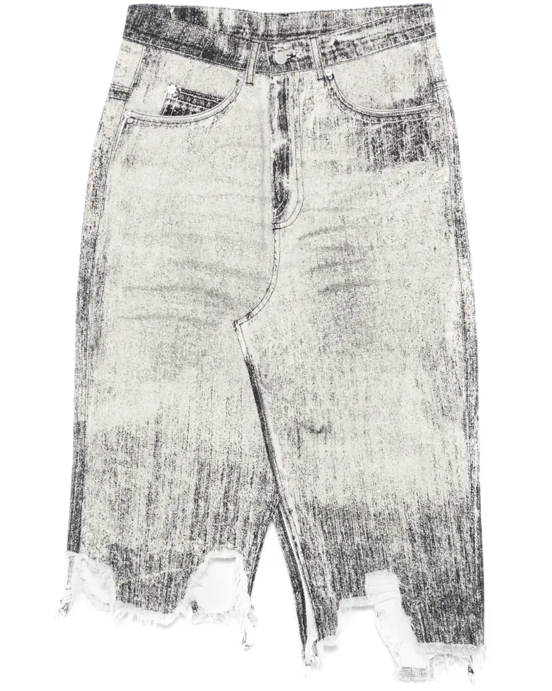 Camper Midirock aus Denim - Grau Grau
