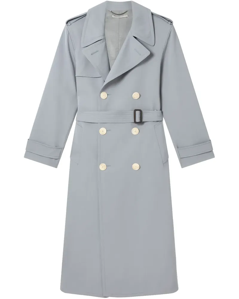Stella McCartney Trenchcoat mit Gürtel - Grau Grau