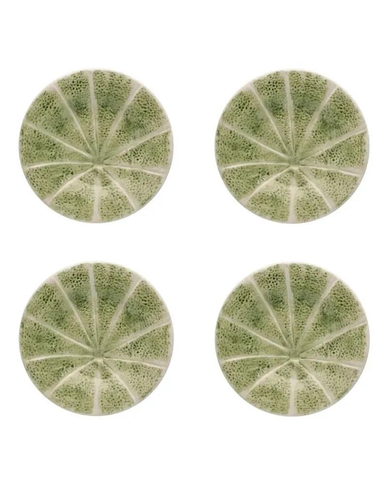 Bordallo Pinheiro Melon Teller-Set - Grün Grün