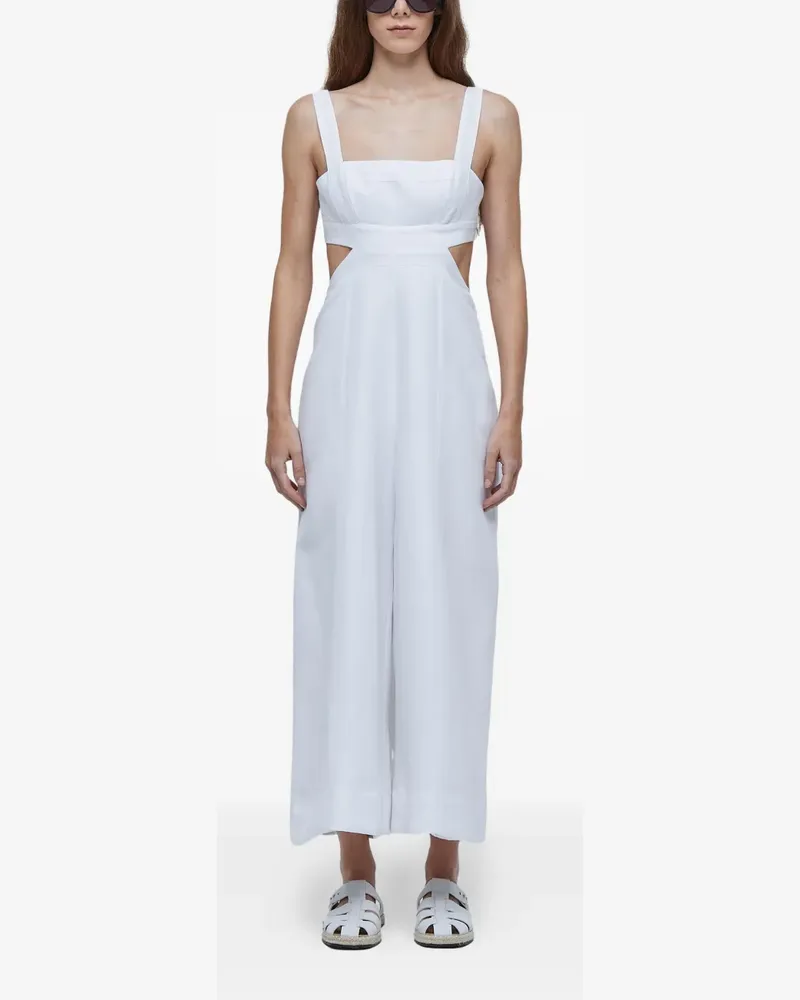 Osklen Jumpsuit mit Cut-Out - Weiß Weiß