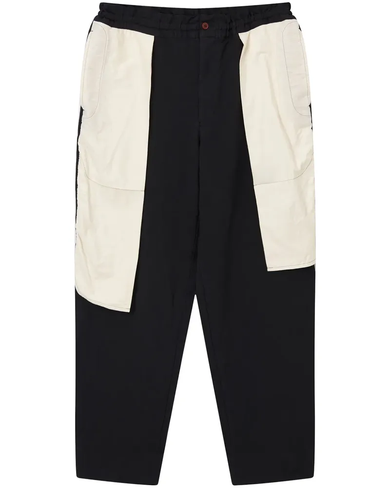 Comme des Garçons Hose mit Einsätzen - Schwarz Schwarz