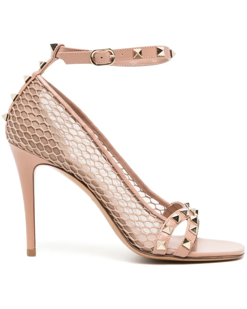 Valentino Garavani Rockstud Stiletto-Sandalen - Nude Nude