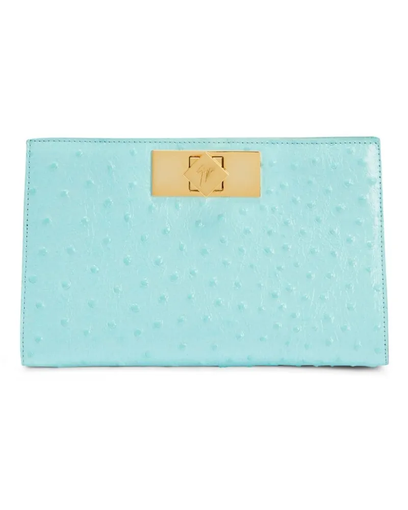 Giuseppe Zanotti Annhita Clutch - Blau Blau