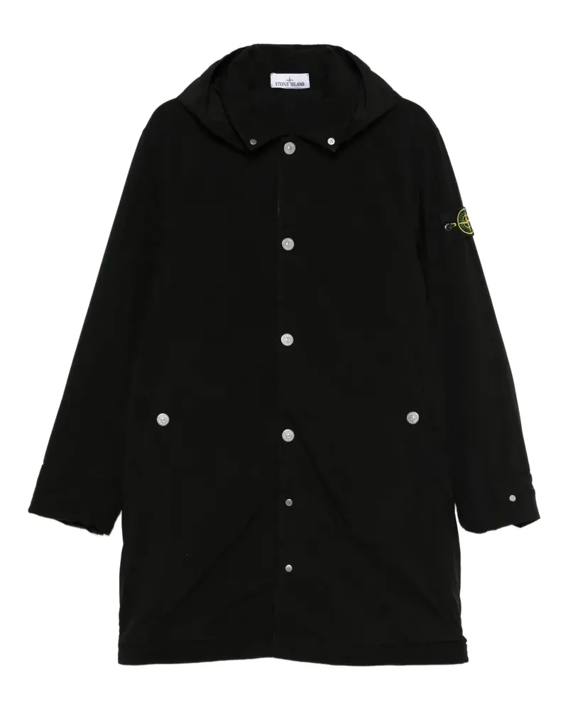 Stone Island Parka mit abnehmbarer Kapuze - Schwarz Schwarz