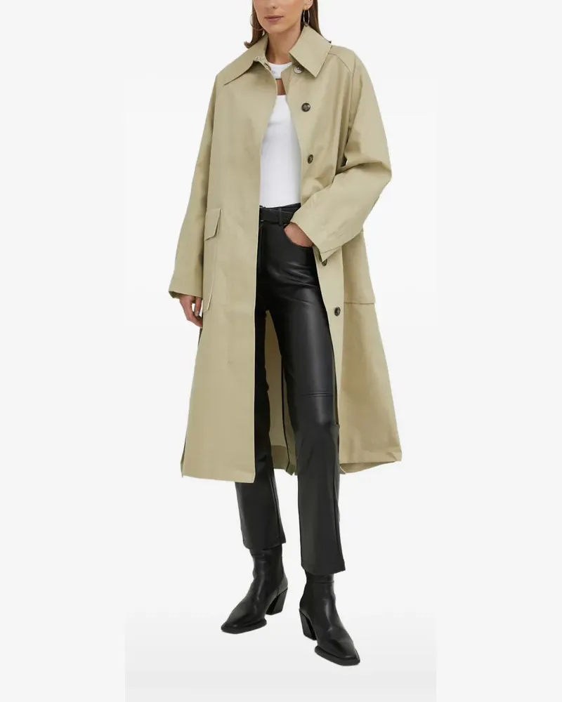 Day Birger et Mikkelsen buttoned belted coat - Nude Nude