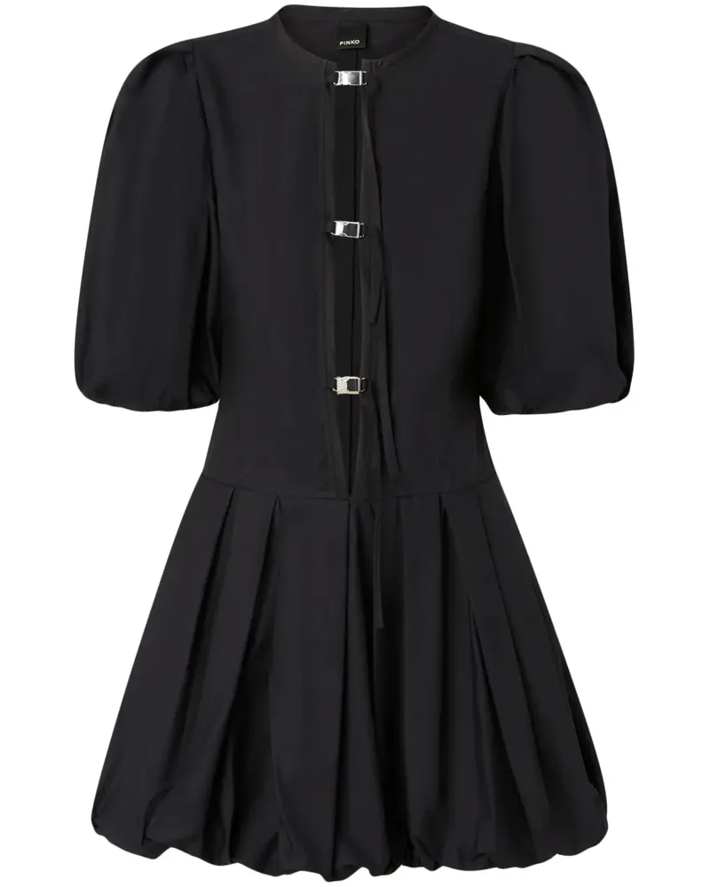 Pinko Minikleid mit Schnalle - Schwarz Schwarz