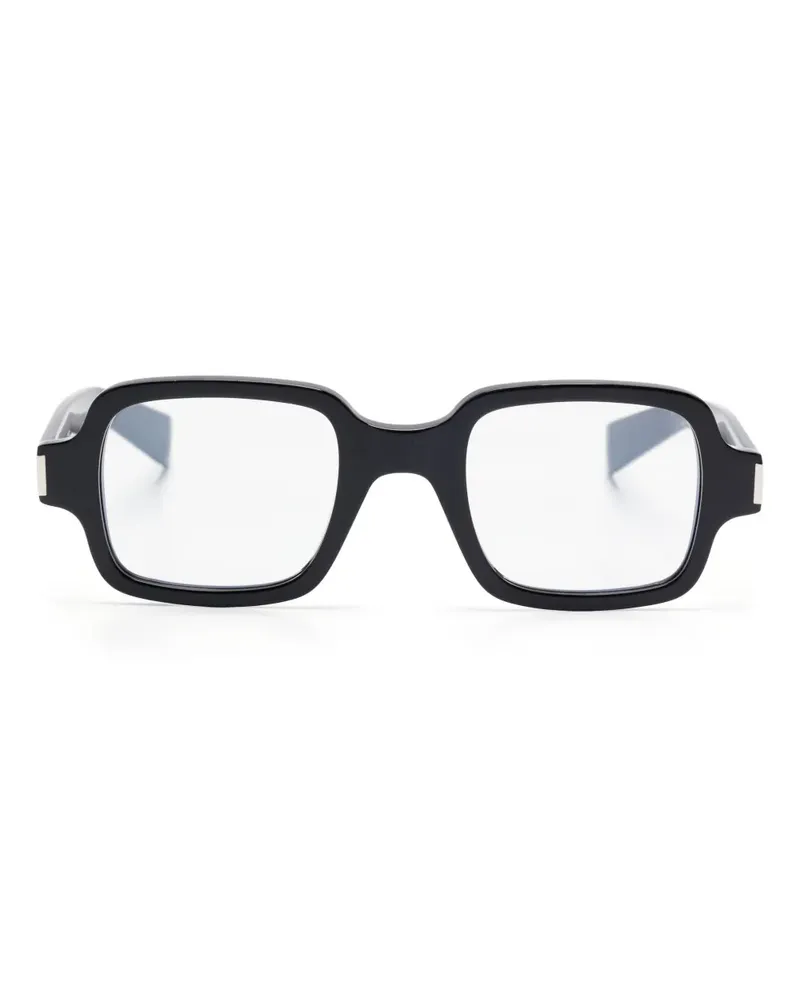 Saint Laurent Brille mit eckigem Gestell - Schwarz Schwarz