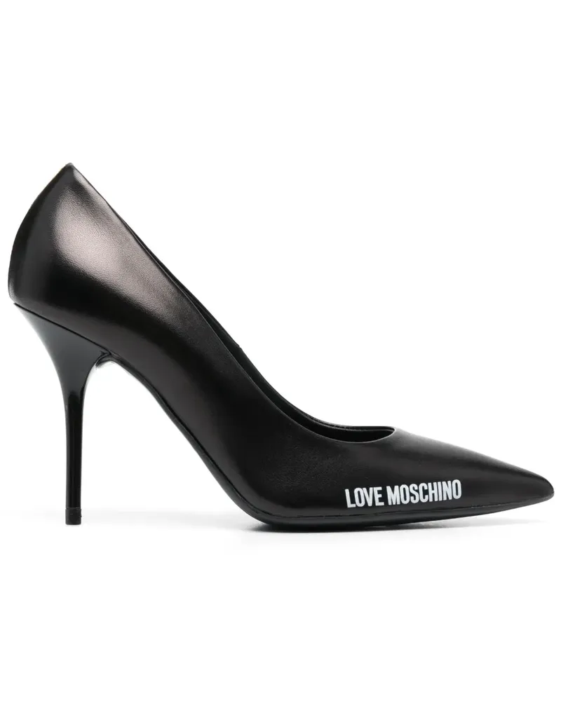Moschino Pumps mit spitzer Kappe - Schwarz Schwarz