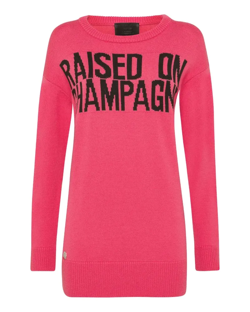 Philipp Plein Statement knitted dress - Rosa Rosa