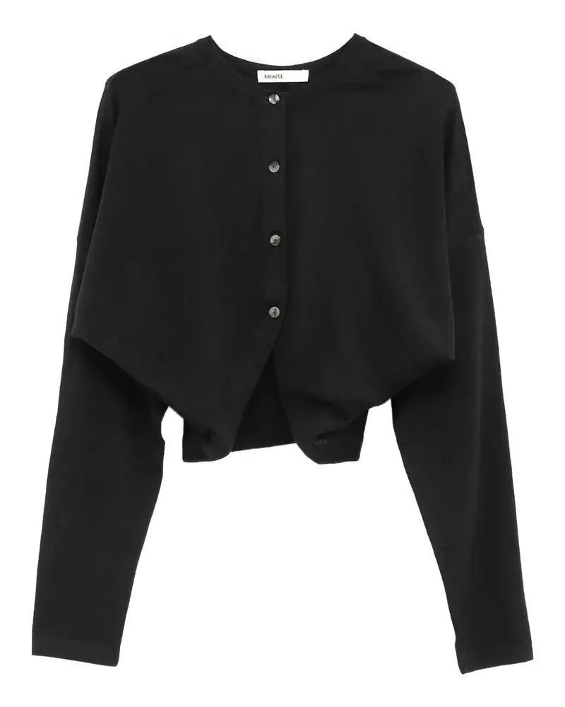 KHAITE Finn cardigan - Schwarz Schwarz