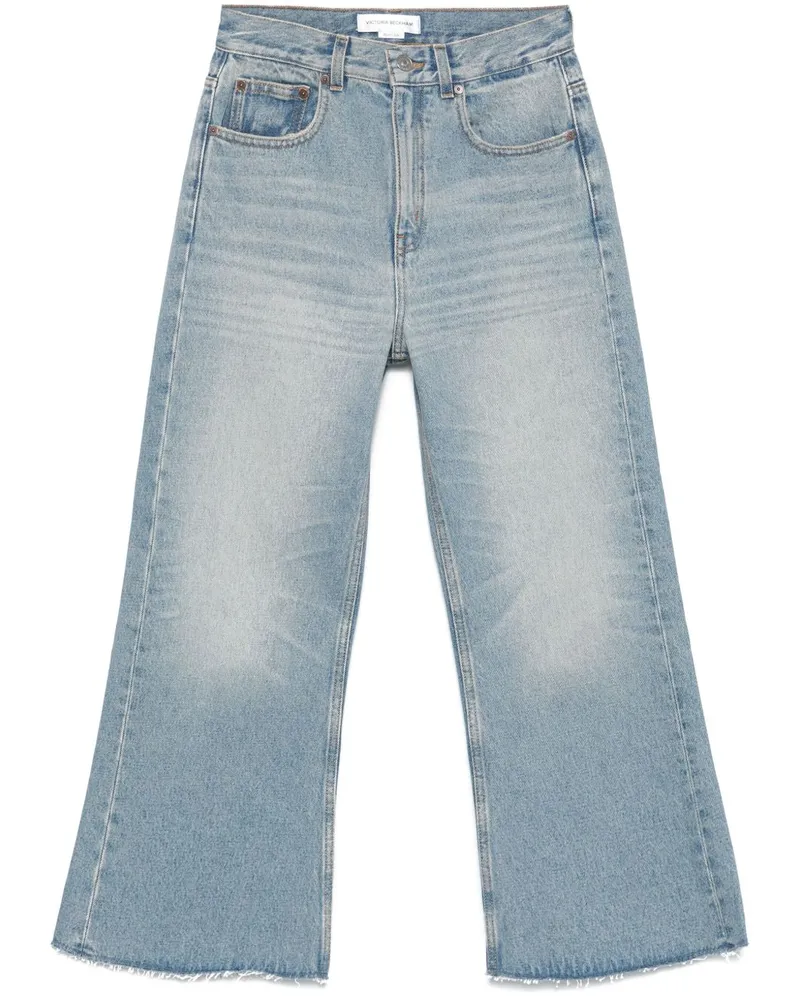 Victoria Beckham Jeans mit weitem Bein - Blau Blau