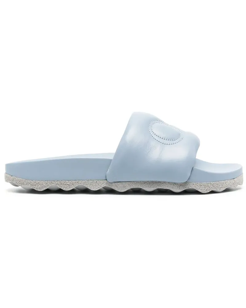 OFF-WHITE Pantoletten mit Logo-Stickerei - Blau Blau