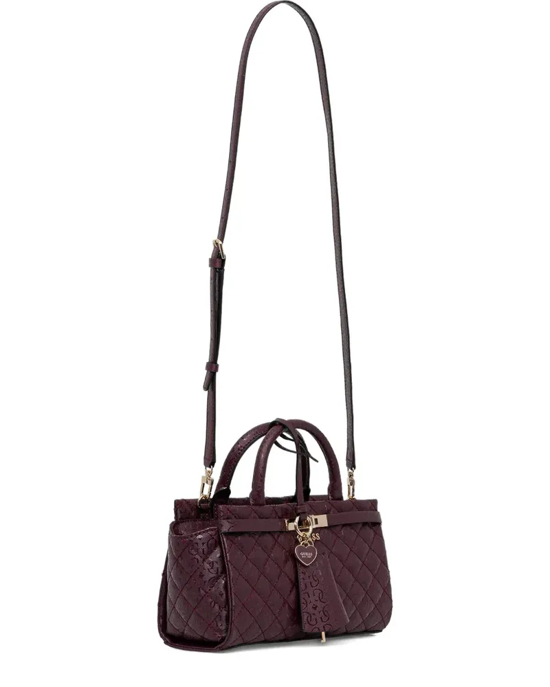 Guess Idra quilted tote bag - Violett Violett