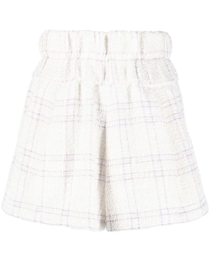 IRO Tweed-Shorts mit hohem Bund - Nude Nude
