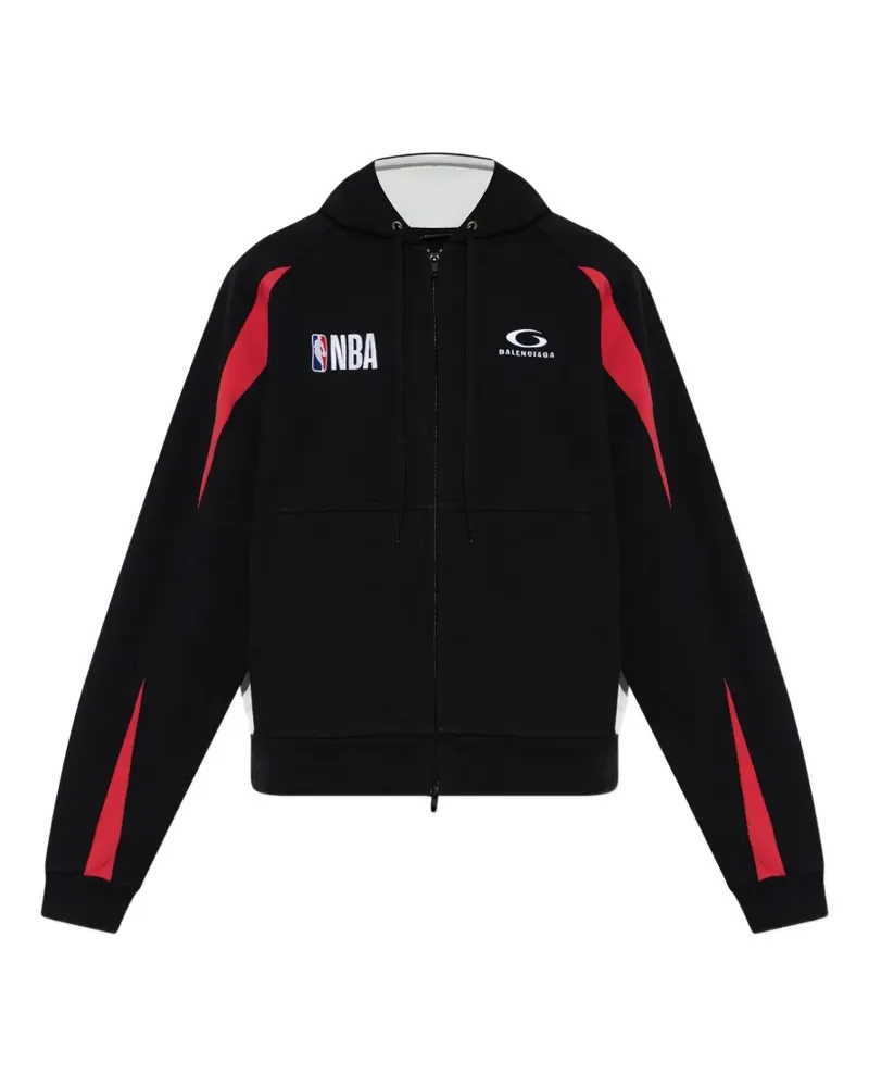Balenciaga x NBA Oversized-Hoodie - Schwarz Schwarz