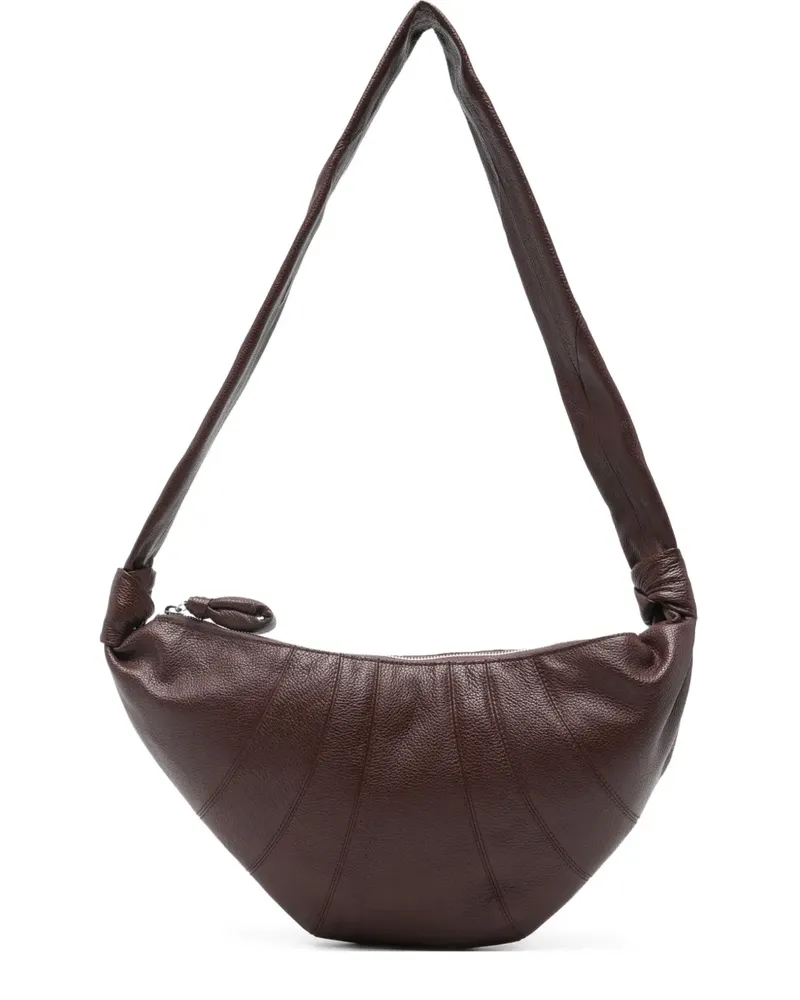 Christophe Lemaire medium Croissant shoulder bag - Braun Braun