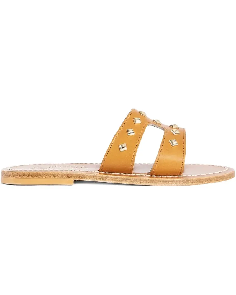 K.Jacques  Menandrepyr Sandalen mit Nieten - Braun Braun