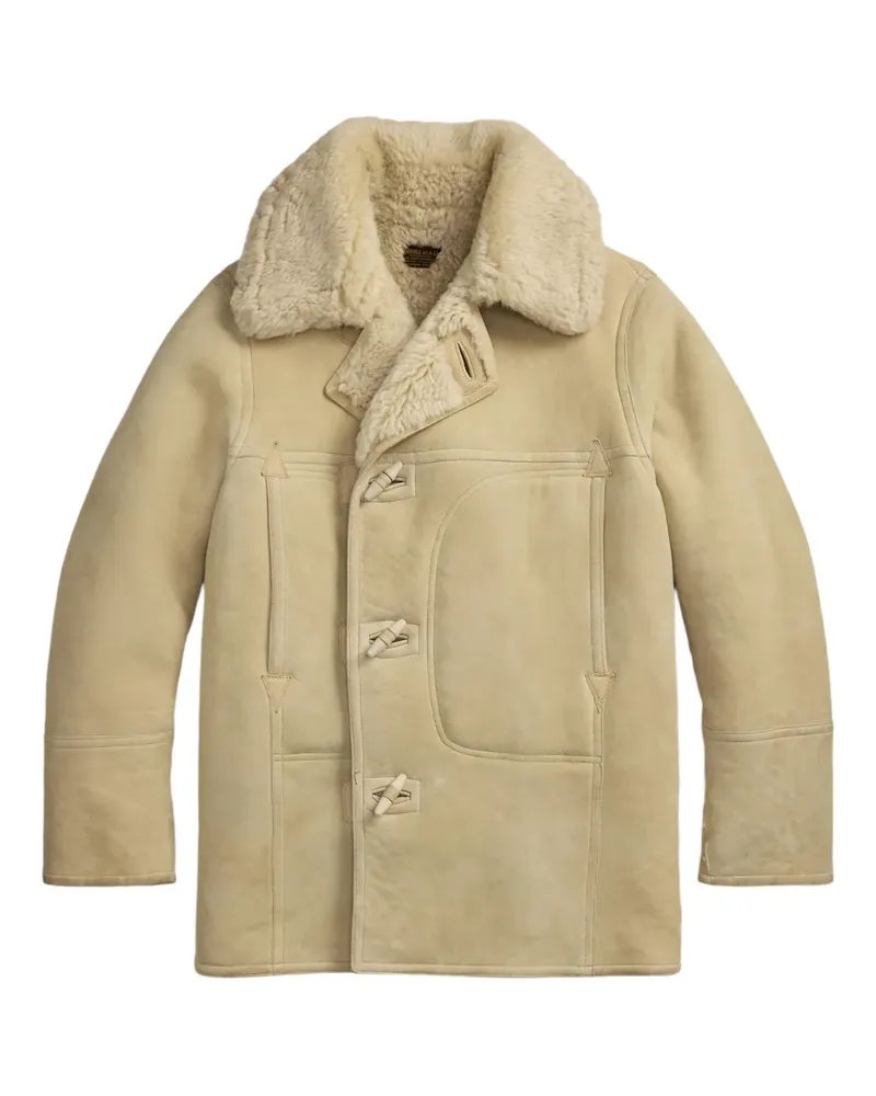 Ralph Lauren Klassische Lederjacke - Nude Nude