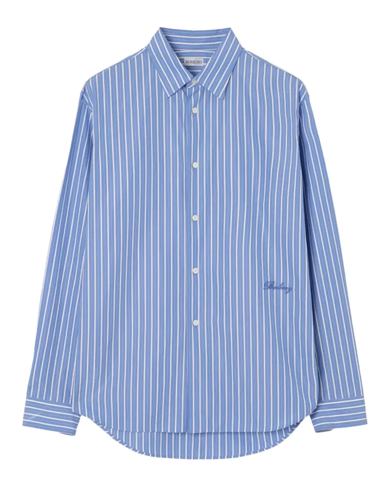 Burberry Lockeres Hemd mit Streifen - Blau Blau