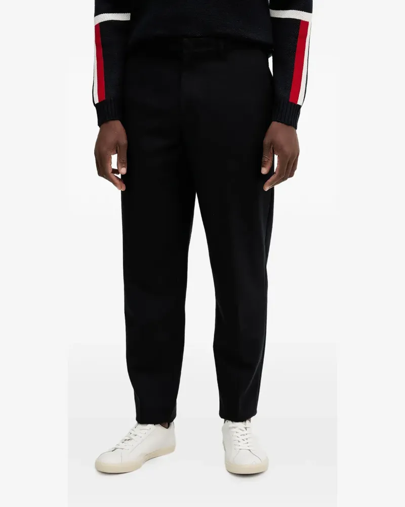 Armani Exchange Hose mit Logo-Schild - Schwarz Schwarz