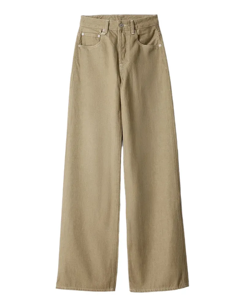 Jacquemus The wide de-Nîmes denim pants - Nude Nude