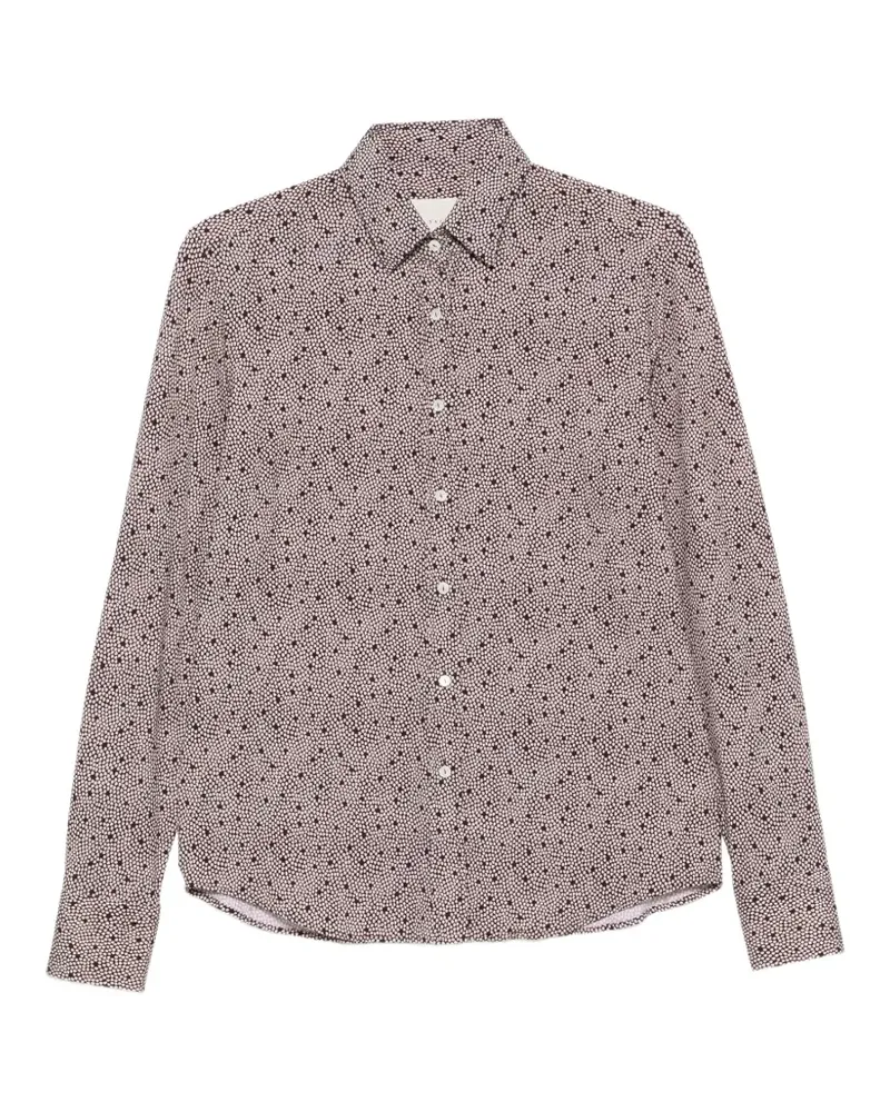 XACUS Hemd mit geometrischem Print - Braun Braun
