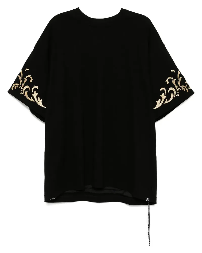 Mastermind World T-Shirt mit Stickerei - Schwarz Schwarz