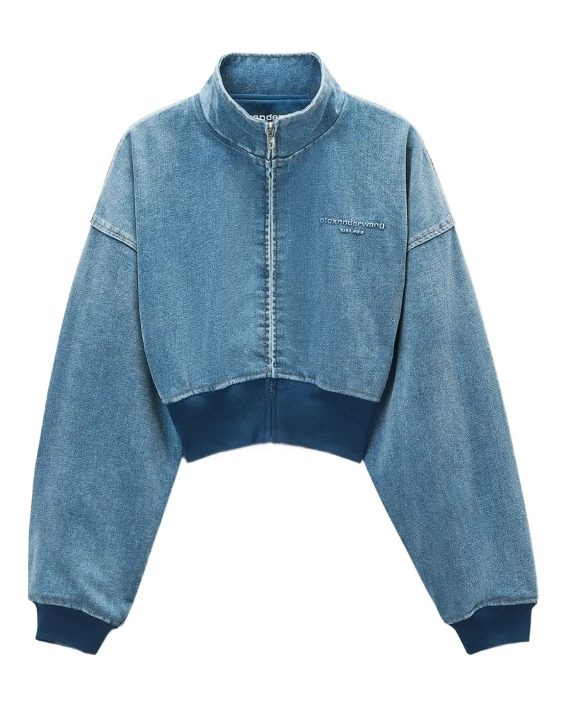 Alexander Wang Jeansjacke mit Stehkragen - Blau Blau